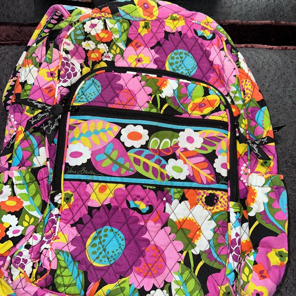 Vera Bradley Colorful Floral Backpack